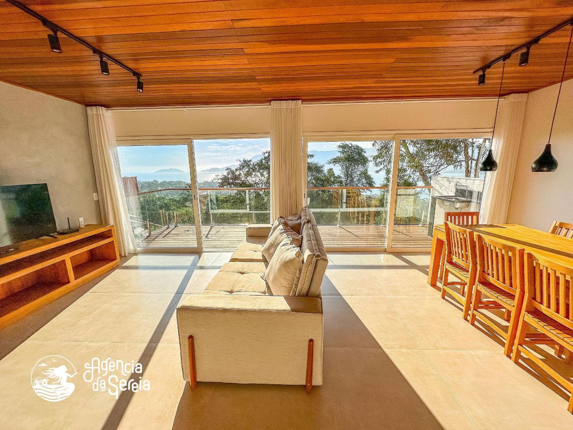 Linda Casa Com Vista Incrivel Em Condominio No Sul Da Ilha อิลญาเบลา ภายนอก รูปภาพ