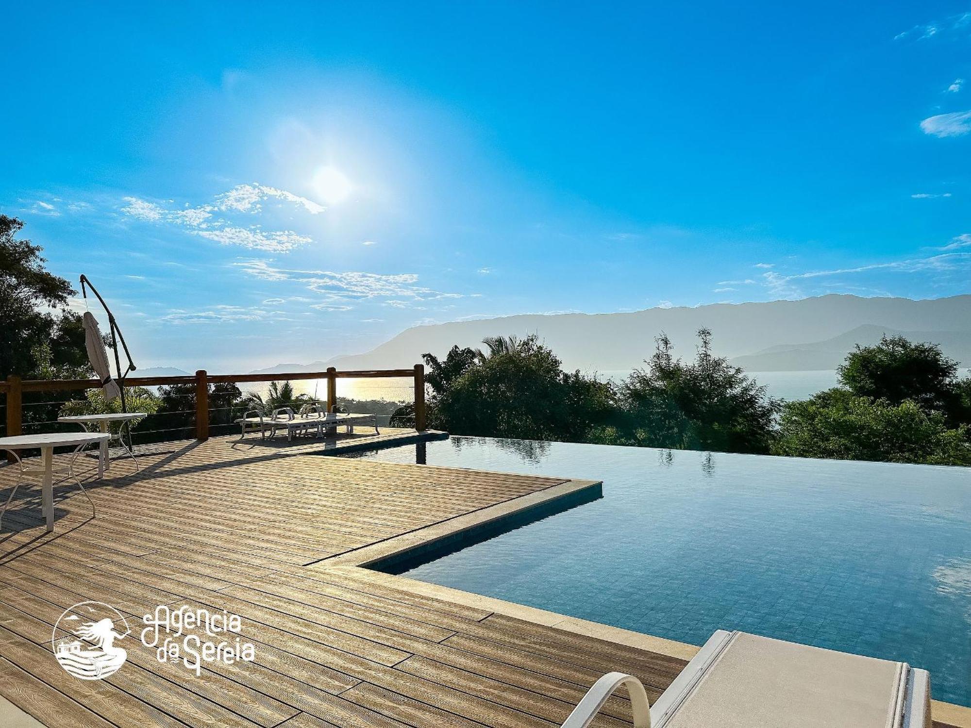 Linda Casa Com Vista Incrivel Em Condominio No Sul Da Ilha อิลญาเบลา ภายนอก รูปภาพ